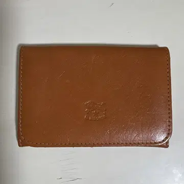 IL BISONTE 일비종떼 카드 케이스 명함지갑 브라운 가죽