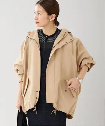 VACHEMENT  IENA 별주 돌먼 후드 블루종 베이지