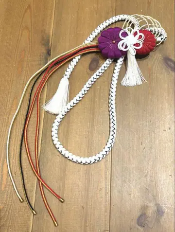 후리소데용 허리띠 화이트