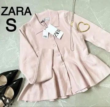 [ 완판템 ] ZARA 니트 플럼 가디건 핑크 모브 [ 레어 ]