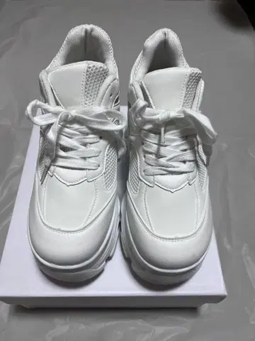 Shoes in Closet 통굽 라메 MIX 볼륨 스니커즈