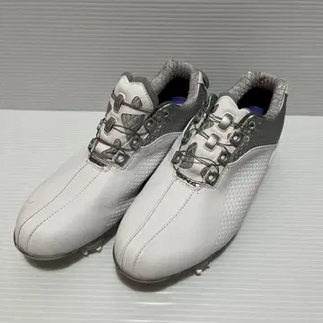 풋조이 골프 스파이크 슈즈 여성용 화이트 실버 DNA
