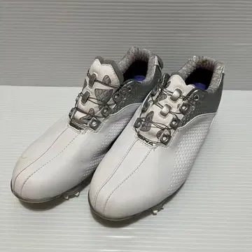 풋조이 골프 스파이크 슈즈 여성용 화이트 실버 DNA