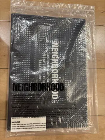 NEIGHBORHOOD 로고 바 매트 블랙