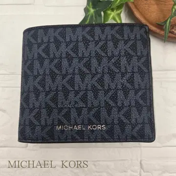 새상품 MICHAEL KORS 네이비 접이식 지갑
