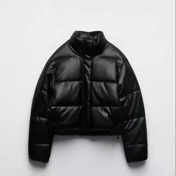 ZARA 가죽 다운