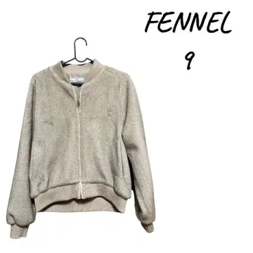 [ 새상품급 ] FENNEL 플리스 블루종 사이즈 9 베이지