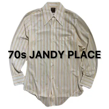 70s JANDY PLACE 긴팔 셔츠 빈티지 스트라이프 빈티지
