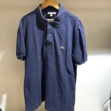 LACOSTE 네이비 피케 셔츠 US M
