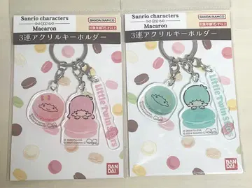 키키라라 3단 아크릴 키링 마카롱 아크릴 키링 표시 액세서리