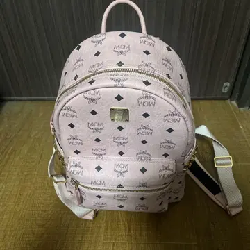 MCM 핑크 백팩