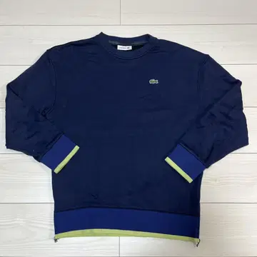 LACOSTE 네이비/라임 트레이닝복 S