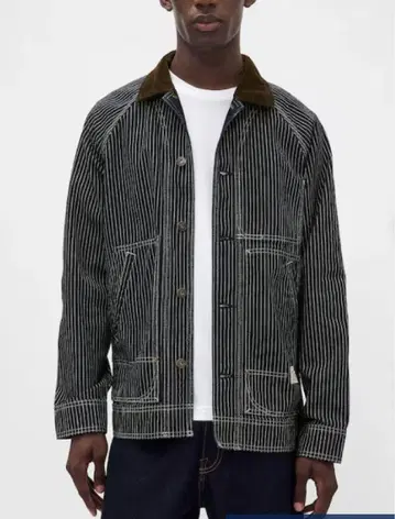 GAP 데님 스트라이프 초아 자켓 L 사이즈