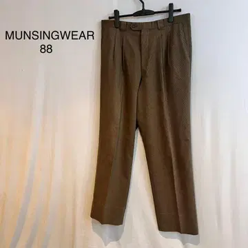 M1019 먼싱웨어 허리 88 브라운 슬랙스 코듀로이