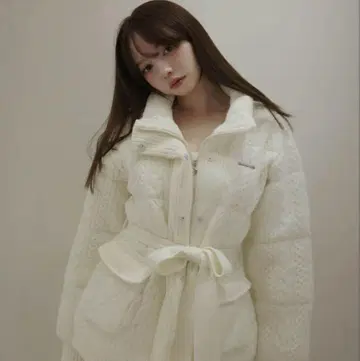 ANDMARY Mary quilting knit shape jacket