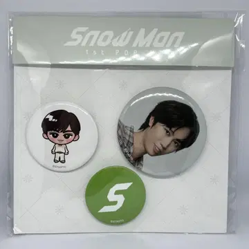 SnowMan 스노우팝업 캔뱃지 세트 아베 료헤이 한국