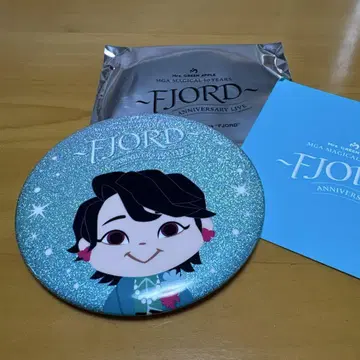 미세스 FJORD 피요르 10주년 기념일 오오모리 모토키 캔뱃지