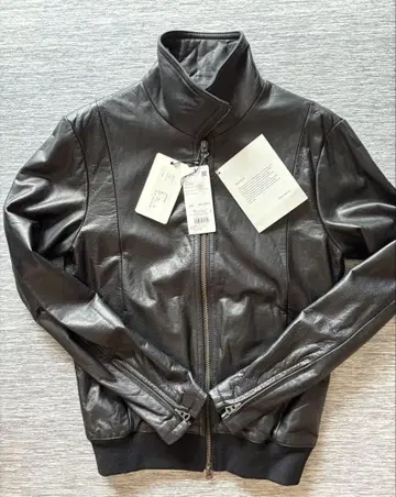 새상품 나노 유니버스 x shama 별주 가죽 트랙 자켓 40