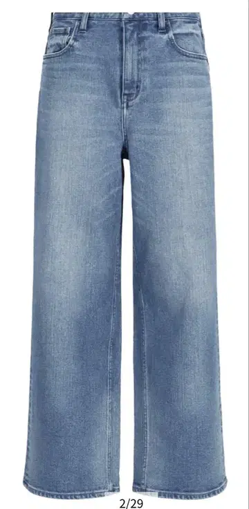 Healthy DENIM Pink Pepper 와이드 스트레이트 데님