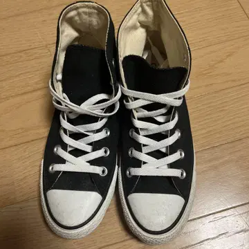 CONVERSE 블랙 하이컷 스니커즈