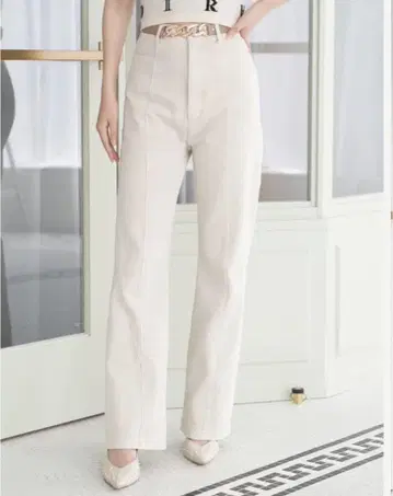 다리치 체인 와이드 팬츠