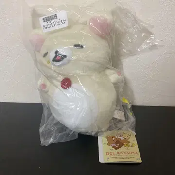 리락쿠마 봉제 인형 크림색
