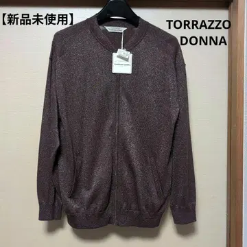 [ 미사용 새상품 ] TORAZZO GONNA 라메 믹스 브라운
