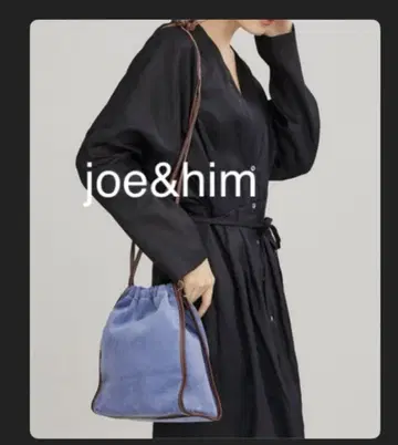 joe&him 조앤힘 코듀로이 복조리백 블루