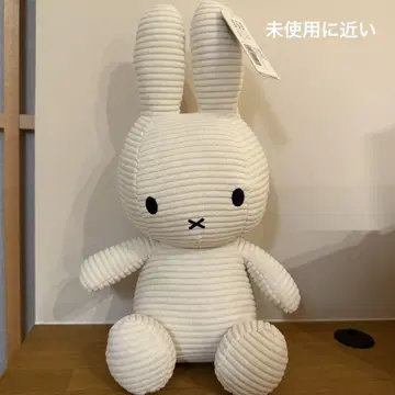미피 코듀로이 봉제 인형 33cm 화이트