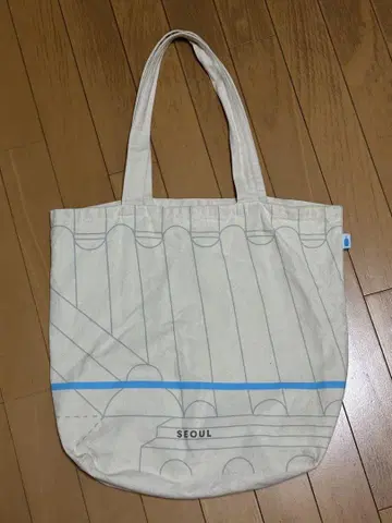 한국 한정판 블루보틀커피 서울 토트백