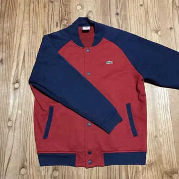 LACOSTE L!VE 점퍼 빨간색 네이비 사이즈 5