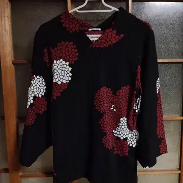 SOU.SOU 꽃무늬 오부 소매 튜닉 M