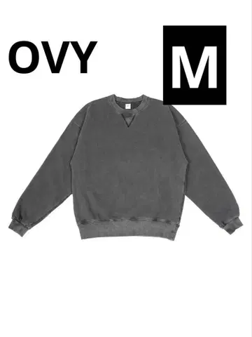 OVY Pigment Damage Processing Crew Neck
