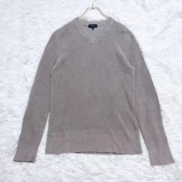 띠어리 린넨 혼방 V넥 니트 S