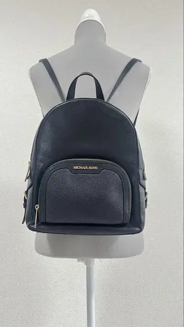 MICHAEL KORS 블랙 가죽 백팩