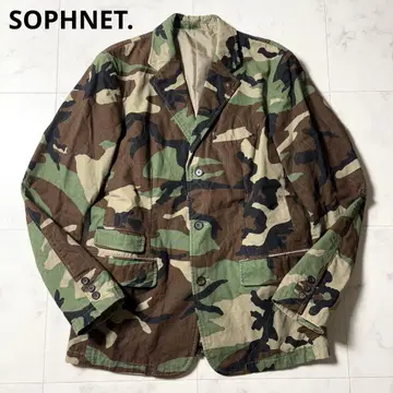 SOPHNET. 카모플라주 카모플라쥬 테일러드 자켓 S