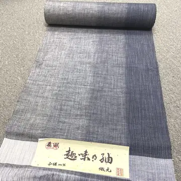 미재단 명주 옷감 착척 블루 그레이 순수 실크