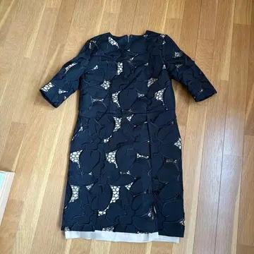 ADORE 아도어 플라워 자수 레이어드 드레스 원피스