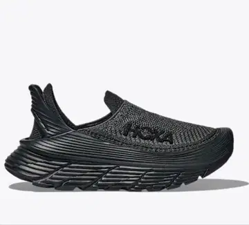 호카 리스토어 TC '블랙' 블랙 슬립온 스니커즈