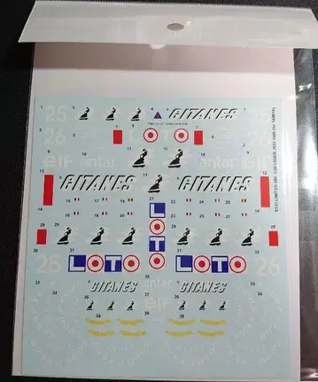 STUDIO27 1/20 리제 JS33 데칼 타미야 커스텀용