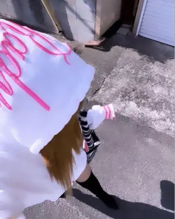 Rady 후드티 화이트 핑크