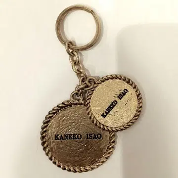 KANEKO ISAO 골드 앤티크풍 코인형 키링