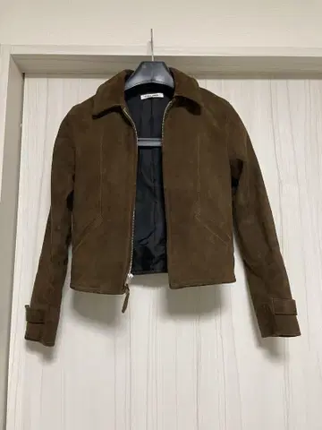 FUMIKA UCHIDA 브라운 스웨이드 자켓