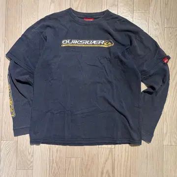 00s QUIKSILVER 티셔츠 레이어드 퀵실버 서프