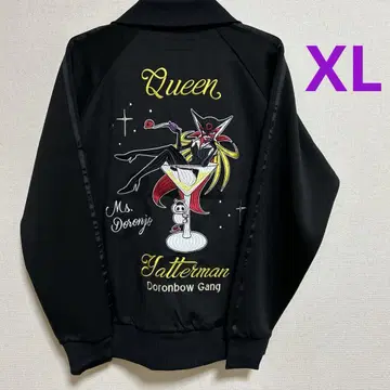 새상품 XL 타츠노코 프로 도론조 얏타맨 블랙 저지 자수