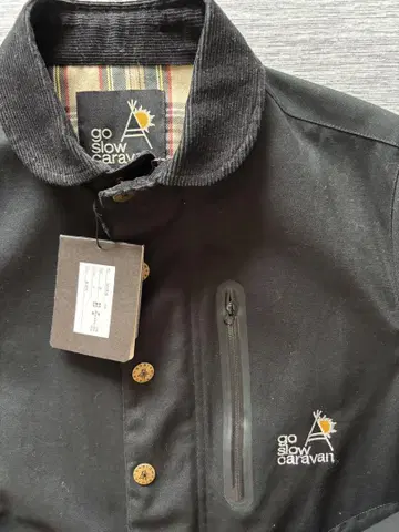 새상품 go slow caravan 자켓 블루종
