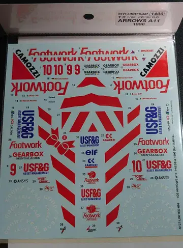 STUDIO27 1/20 애로우즈 A11 데칼 타미야 커스텀용