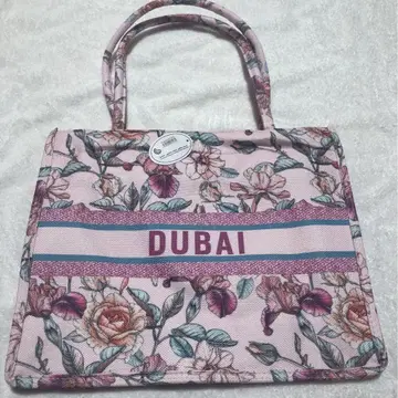 꽃무늬 DUBAI 토트백 두바이 두바이 기념품 비치백 엄마백