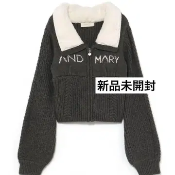 andMary Mary logo zip tops gray