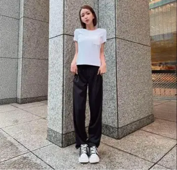 시이쨩 차광 팬츠 블랙